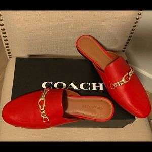 Coach Sofi Leather Slide